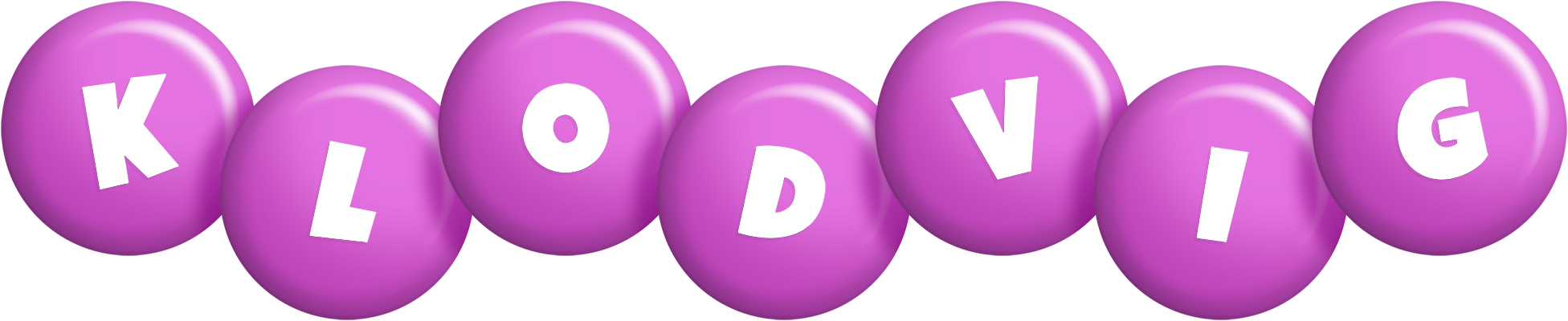 Klodvig candy-purple logo