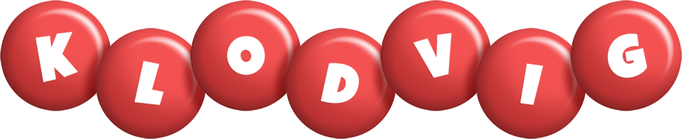 Klodvig candy-red logo