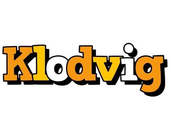 Klodvig cartoon logo