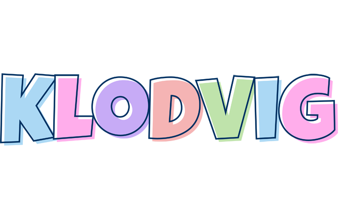 Klodvig pastel logo