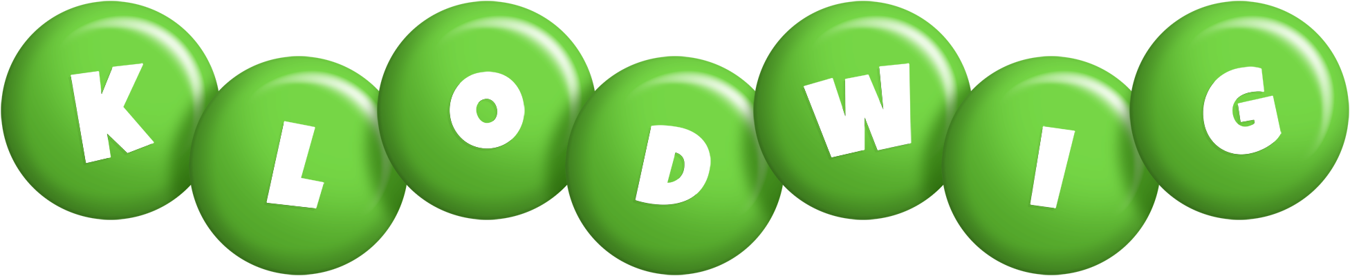 Klodwig candy-green logo