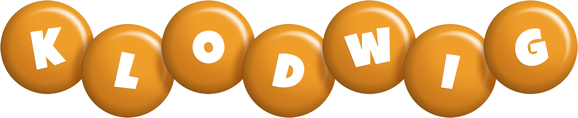Klodwig candy-orange logo