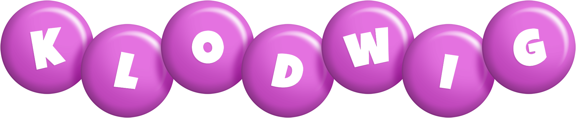 Klodwig candy-purple logo