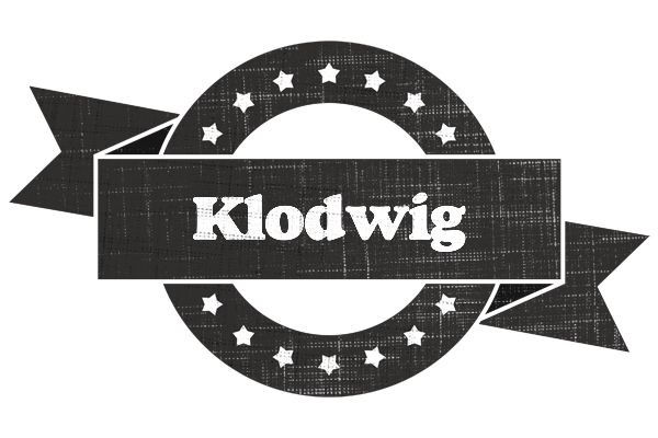 Klodwig grunge logo