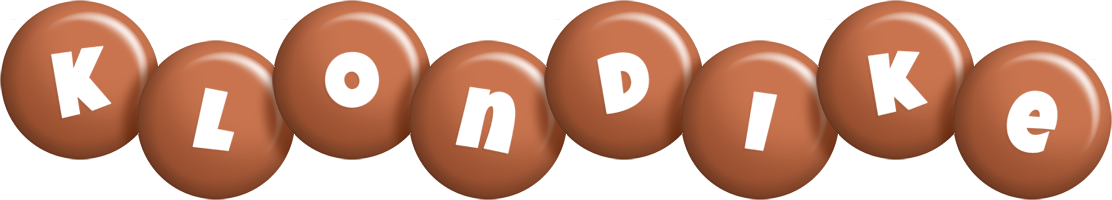 Klondike candy-brown logo