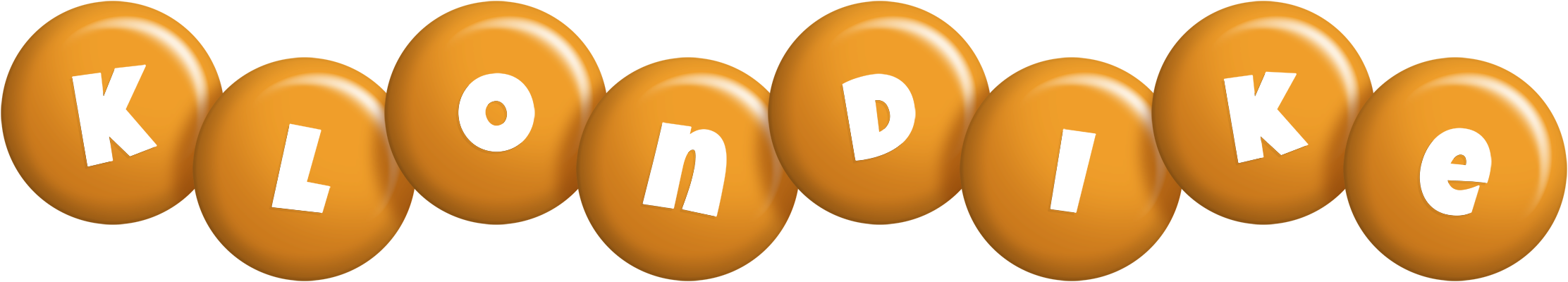 Klondike candy-orange logo