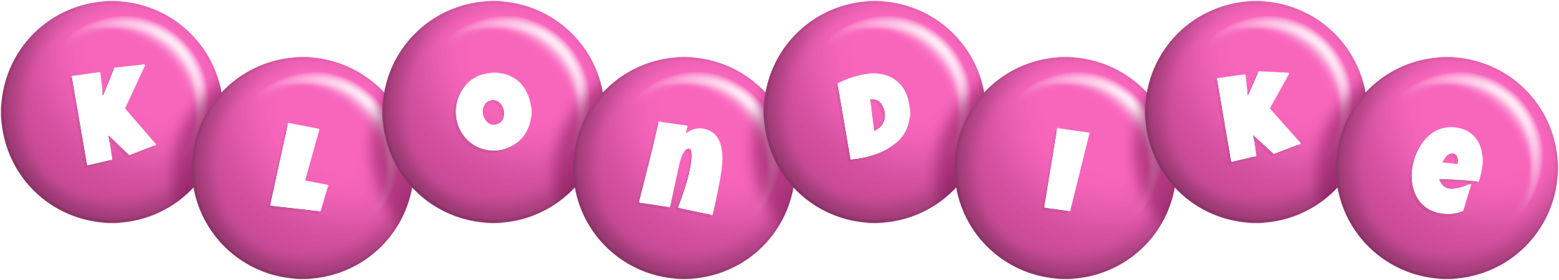 Klondike candy-pink logo