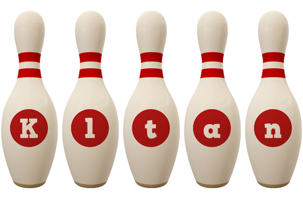 Kltan bowling-pin logo
