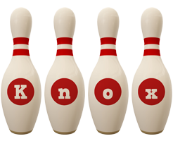 Knox bowling-pin logo