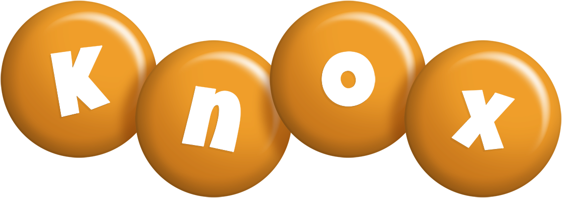Knox candy-orange logo