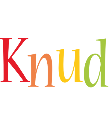 Knud birthday logo