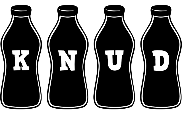 Knud bottle logo