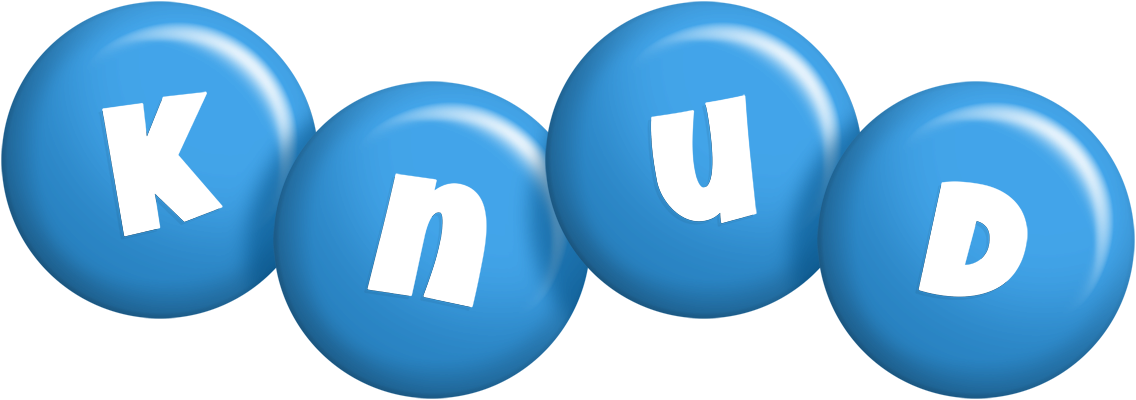 Knud candy-blue logo