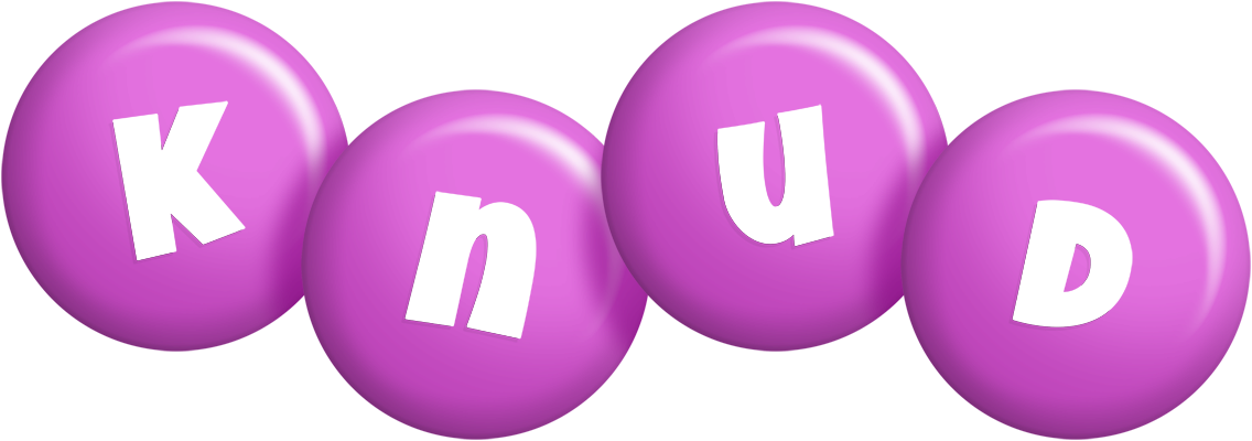 Knud candy-purple logo