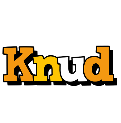 Knud cartoon logo
