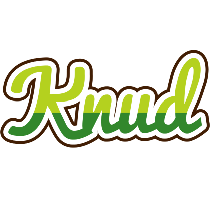 Knud golfing logo