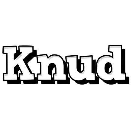Knud snowing logo