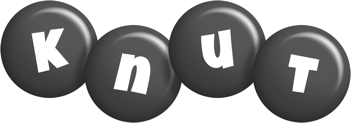 Knut candy-black logo