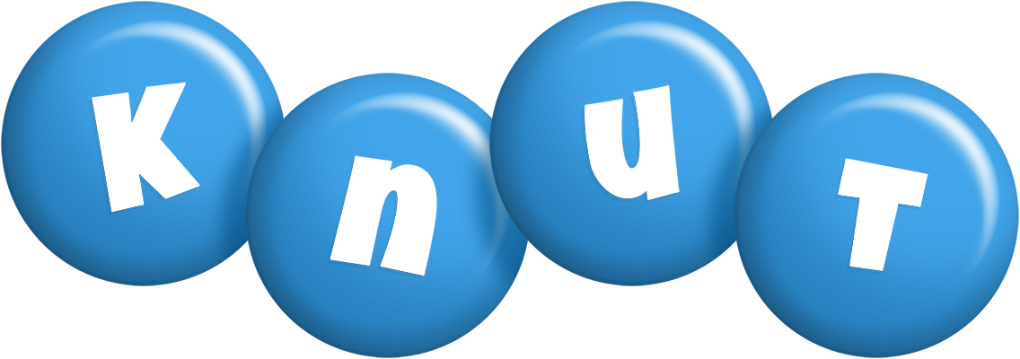 Knut candy-blue logo