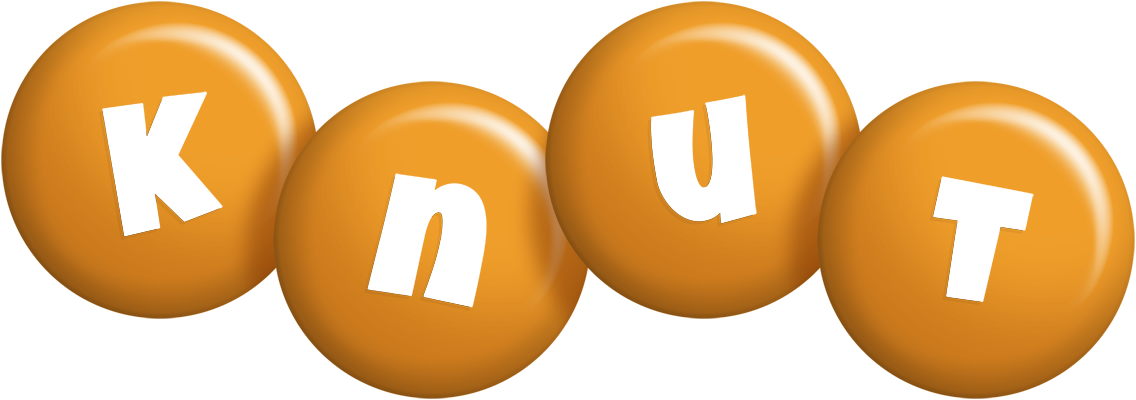 Knut candy-orange logo