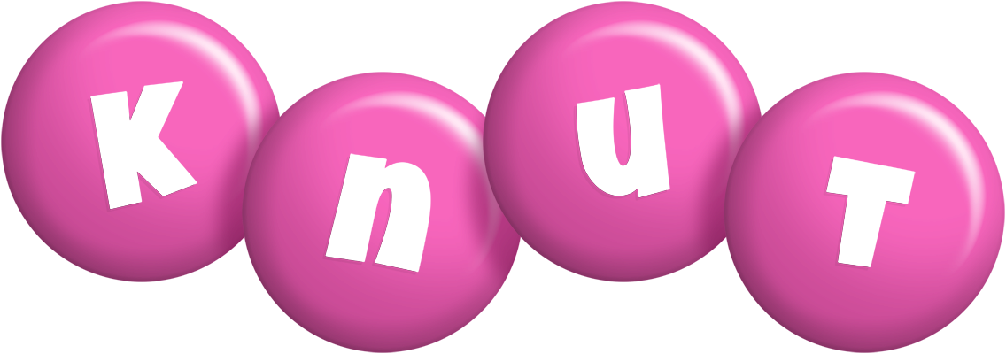 Knut candy-pink logo