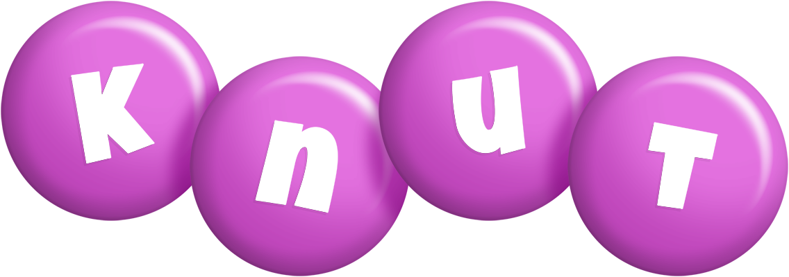 Knut candy-purple logo