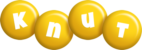 Knut candy-yellow logo