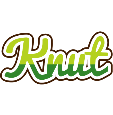 Knut golfing logo