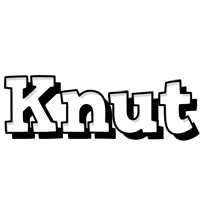 Knut snowing logo