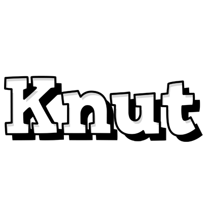 Knut snowing logo