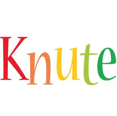 Knute birthday logo