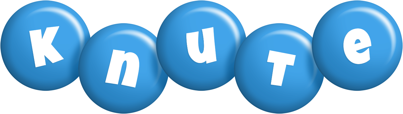 Knute candy-blue logo