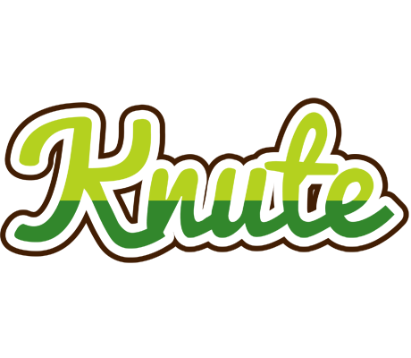Knute golfing logo