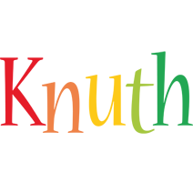 Knuth birthday logo