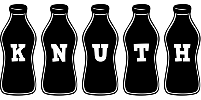 Knuth bottle logo