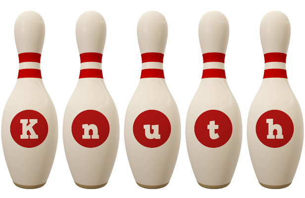Knuth bowling-pin logo