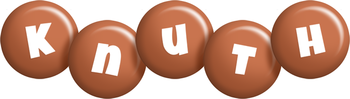 Knuth candy-brown logo