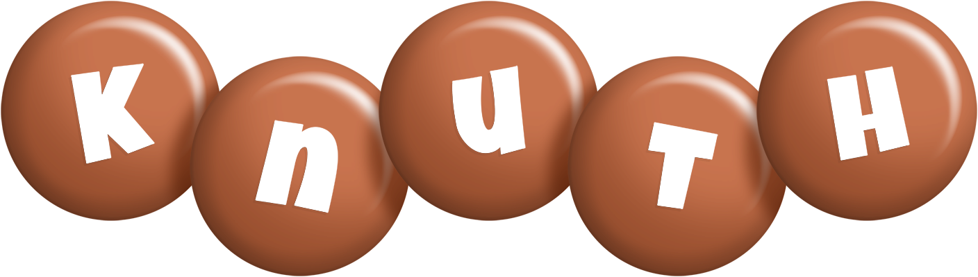 Knuth candy-brown logo