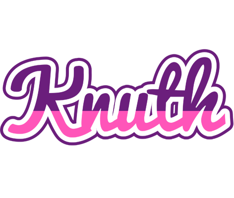 Knuth cheerful logo