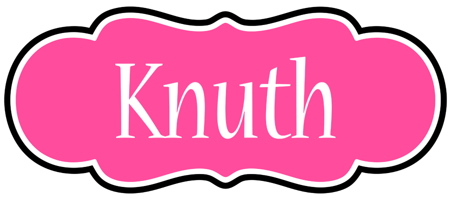 Knuth invitation logo