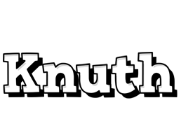 Knuth snowing logo