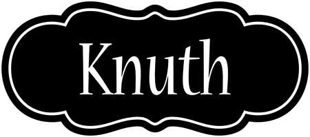 Knuth welcome logo