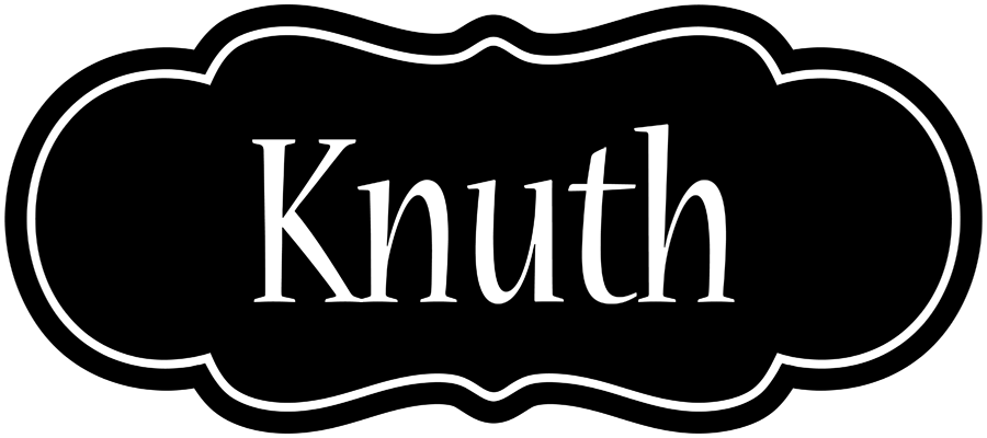 Knuth welcome logo