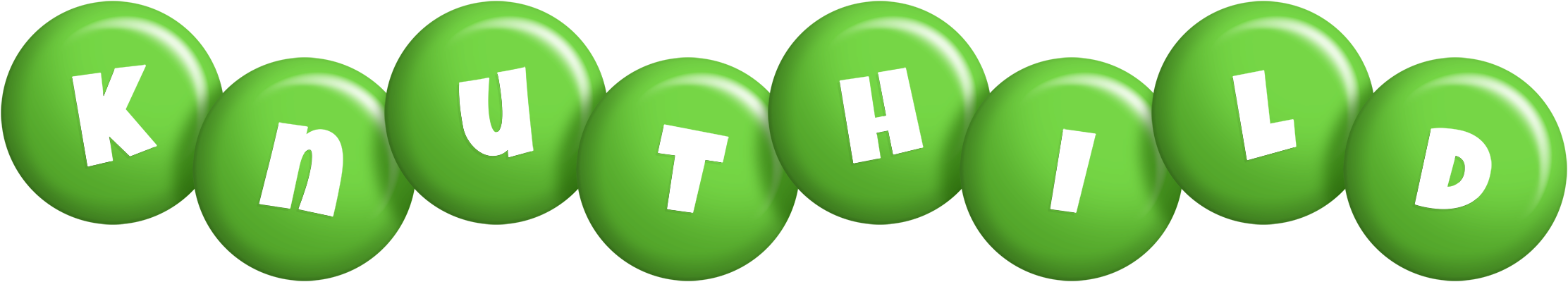 Knuthild candy-green logo