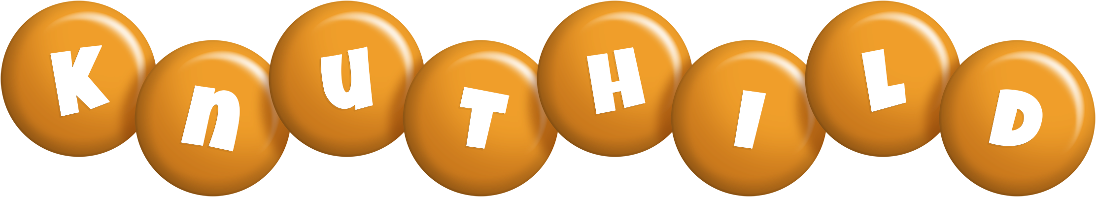 Knuthild candy-orange logo