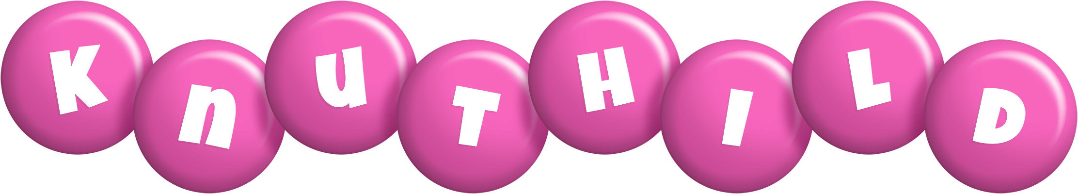 Knuthild candy-pink logo