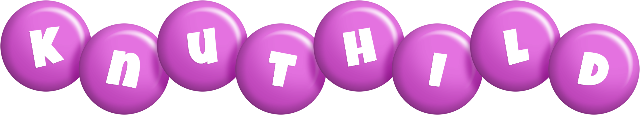 Knuthild candy-purple logo