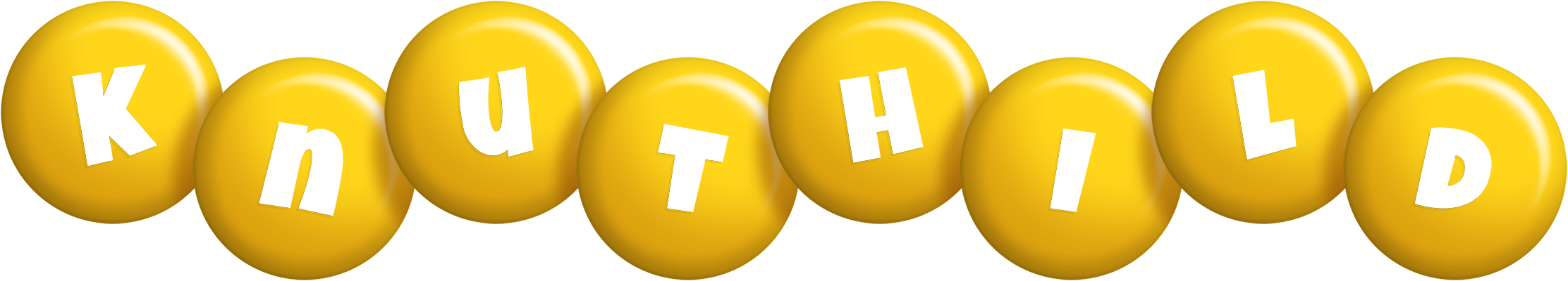 Knuthild candy-yellow logo