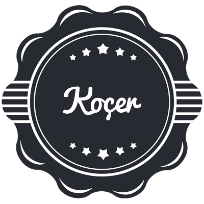 Koçer badge logo