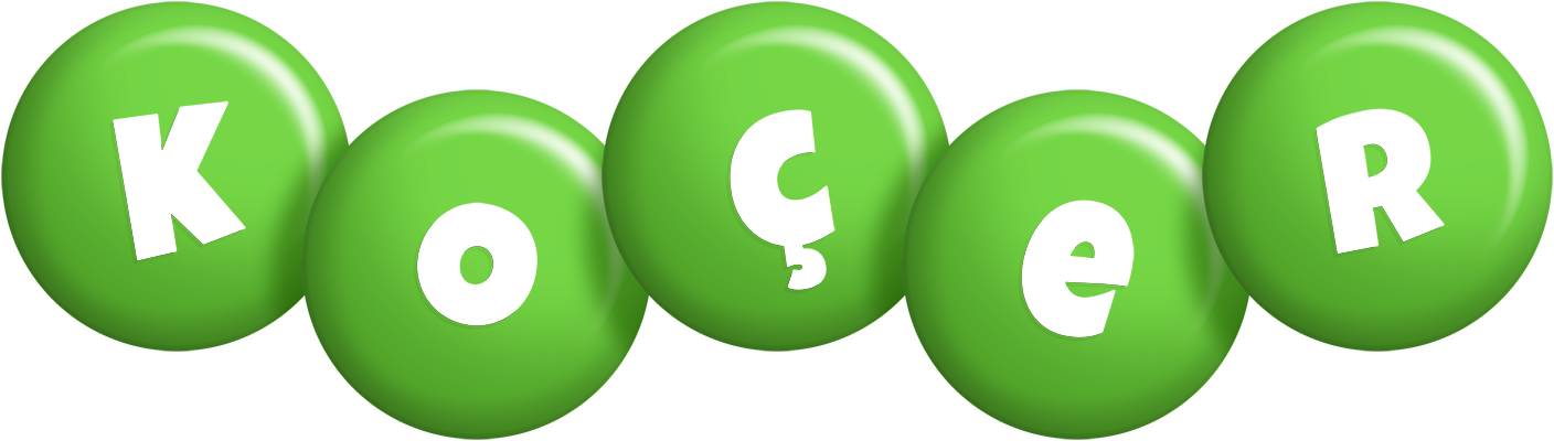 Koçer candy-green logo